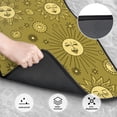 thumbnail image 3 of ZICANCN Waterproof Car Floor Mats Full Set, Sun Hand Drawn Background Automotive Carpet Mats for Vehicle Trucks Suv Jeep, 4 Pieces, 3 of 6