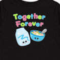 thumbnail image 4 of Inktastic Together Forever- Milk and Cereal Boys or Girls Long Sleeve Toddler T-Shirt, 4 of 5