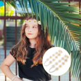 thumbnail image 3 of 2pcs Flower Headband: Girl Women Daisy Crown - Hippie Floral Wreath - Elastic Fabric Hairband For Festival Wedding Bridal Party Performances Photo Pro, 3 of 3
