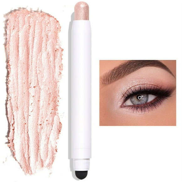 SIfdSeng Eye Shadow Eye Shadow Wax Eye Shadow Stick Pearl Light Durable Smooth Waterproof Eye Shadow Stick Sparkling Flash Eye Shadow Glossy Smoked Eye Makeup 12 Colors Blue Eyeshadow 80S