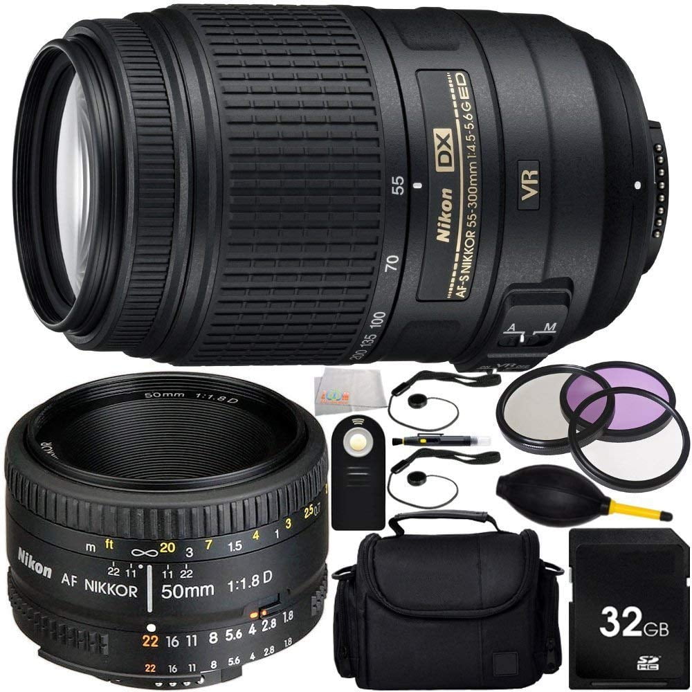 MUST HAVE Dual Lens Kit for D3000 D3200 D3300 D5000 D5100 D5200 D5300 D5500 D7000 D7100 D7200