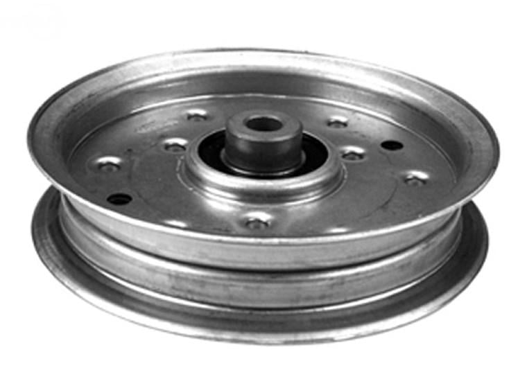 ROTARY PART # 12613 FLAT IDLER PULLEY 3/8" X 5-3/4" FOR 54" MTD; REPL 756-3105 