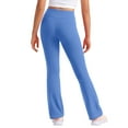 thumbnail image 5 of ameIAEA Girls Flare Legging Kids Bell Bottom Pants Girl High Waisted Workout Yoga Flared Pants, 5 of 6