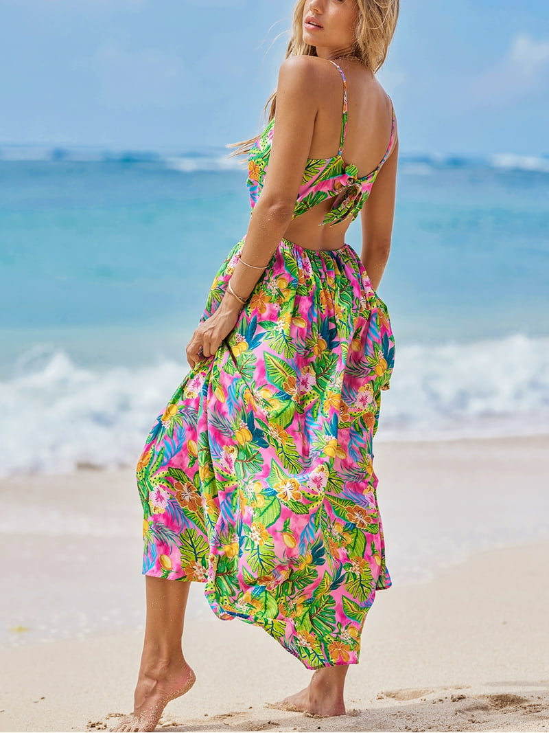 ワンピース Muguet printed Romantic Dress kyoplan / Muguet-printed Romantic Dress