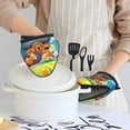 thumbnail image 6 of Lsque Scooby-Doo Pattern Non-Slip Mini Oven Mitt Set，Mini Oven Gloves Silicone Heat Resistant Cooking Pinch Mitts Potholder for Kitchen Cooking & Baking, 6 of 7