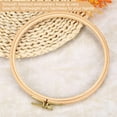 thumbnail image 3 of Qiilu Embroidery Hoop, Hand Embroidery Hoop,Hand Embroidery Hoop Wooden Circle Frame for Cross Stitch Embroider Needle Arts DIY Tool, 3 of 8