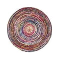 thumbnail image 1 of nuLOOM Tammara Boho Cotton Hand Braided Area Rug, 6' Round, Multi, 1 of 4