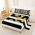 thumbnail image 2 of Erosebridal Bowknot H Letter Kids Full Size Sheets, Modern Abstract Bed Sheets, 4pcs, 2 of 5