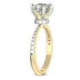 thumbnail image 3 of Pompeii 2 1/2Ct Oval Diamond Lab Grown Engagement Ring in White, Yellow or Rose Gold, 3 of 6