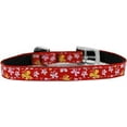 thumbnail image 2 of Mirage Pet 126-005 38RD16 Butterfly Nylon Dog Collar with Classic Buckle 0.37 in., Red - Size 16, 2 of 2
