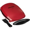 George Foreman 84-sq in Grill, Red