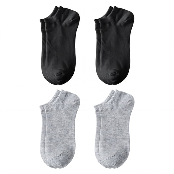 TELOLY 2026 New 4Pairs Ankle Socks Men Size 42 48 Athletic Socks Extra Wide & Large Mens No Show Socks Combination2 for Sports Gym Running Casual Wear Outdoor Activities