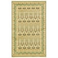 thumbnail image 1 of Unique Loom Edinburgh Border Design Rug 5' x 8' Rectangle Light Green/Beige, 1 of 2