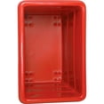 thumbnail image 4 of Global Industrial 800313RD 8 Bushel Direct Mount Base Red Plastic Bulk Box Truck, 4 of 6