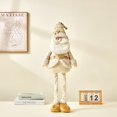 thumbnail image 1 of KG-suministro De muñecos De Navidad, Adorno De Navidad De 45cm/75cm, muñeco De peluche bonito, muñeco De nieve con forma De alce, muñeco retráctil, decoración navideña, 1 of 4