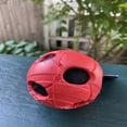 thumbnail image 2 of CHUANK 3in Bash Rubber Wrapped Tennis Ball Dog Toy - Red, 2 of 2