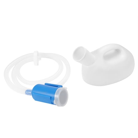 YAHHU 2000ML Men Elder Children Leakproof Portable Urinal Chamber Pot Urine Bottle with Hose, Heavy Duty 67.6 fl oz Capacity for Travel, Camping, and Bedridden Patients, 8.66 inches / 22 cm Length