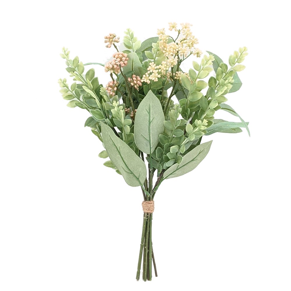 Mainstays 15" Tall Artificial Flowers Mixed Fern with Green Eucalyptus