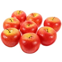 unbranded  8 Pcs Party Decors Simulated Apples Toys Fake Fruit Artificial Decorations