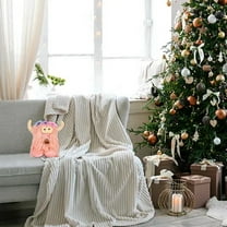 Scottish Cattle Toy Long Hair Cow Doll Realistic Cow Stuffed Animal Soft Cuddly Decorative