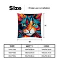 thumbnail image 5 of Cat Luxurious Velvet Decorative Throw Pillow Covers - Set of 2, Unique Patterns, Available in 16x16, 18x18, and 20x20 Inches for Various Occasions, 5 of 6