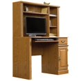 thumbnail image 2 of Bowery Hill Small Computer Desk with Hutch in Carolina Oak, 2 of 4