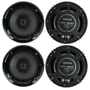 Kenwood KFC-1666S 6.5 Inch 300 Watt 2-Way Car Audio Door Coaxial Speakers (4)