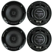 Kenwood KFC-1666S 6.5 Inch 300 Watt 2-Way Car Audio Door Coaxial Speakers (4)