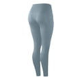 thumbnail image 6 of LEAVINGSUO Yoga Pantsfor Women Workout Out Pocket Leggings Fitness Running Sport Pants Base Layer Pants Gray XL, 6 of 9