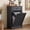 Gray, variant on Aitjunz Triple Tilt Out Laundry Hamper Cabinet with Drawer, Farmhouse Wood Storage Cabinet with Hidden 20-Gallon Laundry Basket for Bathroom and Laundry Room, Brown