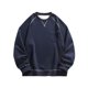 thumbnail image 2 of pstuiky mangas largas para hombre, Suéter deportivo informal de cuello redondo con bloques de color para hombre, suéter con bolsillo y manga larga, blusas de cuello redondo Tops de hombre xxxl, 2 of 9