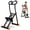 Type02, variant on Lnow Step Climber, Full-Body Fat-Burning Vertical Climbing Machine with Wider Footplates, Foldable Adjustable Aerobic Climbing Trainer for Home Use, 350 lbs