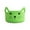 Green, variant on Uanit Baskets for Organizing Cute Animal Storage Baskets Cat Toy Basket Big Cotton Rope Hamper Organizer for Laundry, Towels, Blanket, Toys, Clothes, Gifts, Pet Bed 8.3''x4.7''