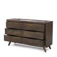 thumbnail image 3 of Steve Silver Pasco Solid Pine And Mdf Dresser With Distressed Cocoa AS900DRG, 3 of 7