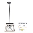 thumbnail image 2 of Candelabro de casa de campo lámpara de techo colgante de cocina de estilo Retro para dormitorio oficina biblioteca 110-220V, 2 of 8