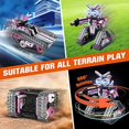 thumbnail image 2 of Remote Control Building Toys, 3-in-1 STEM Robot Building Kit for Kids,408 PCS Remote & APP Controlled Stunt Robot, 2 of 5