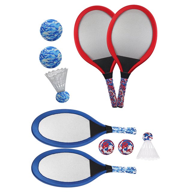 Greenadscape 2 Sets Toy Rackets For Kids Tennis Racket Kids EVA Assorted Color For Beach Vacations