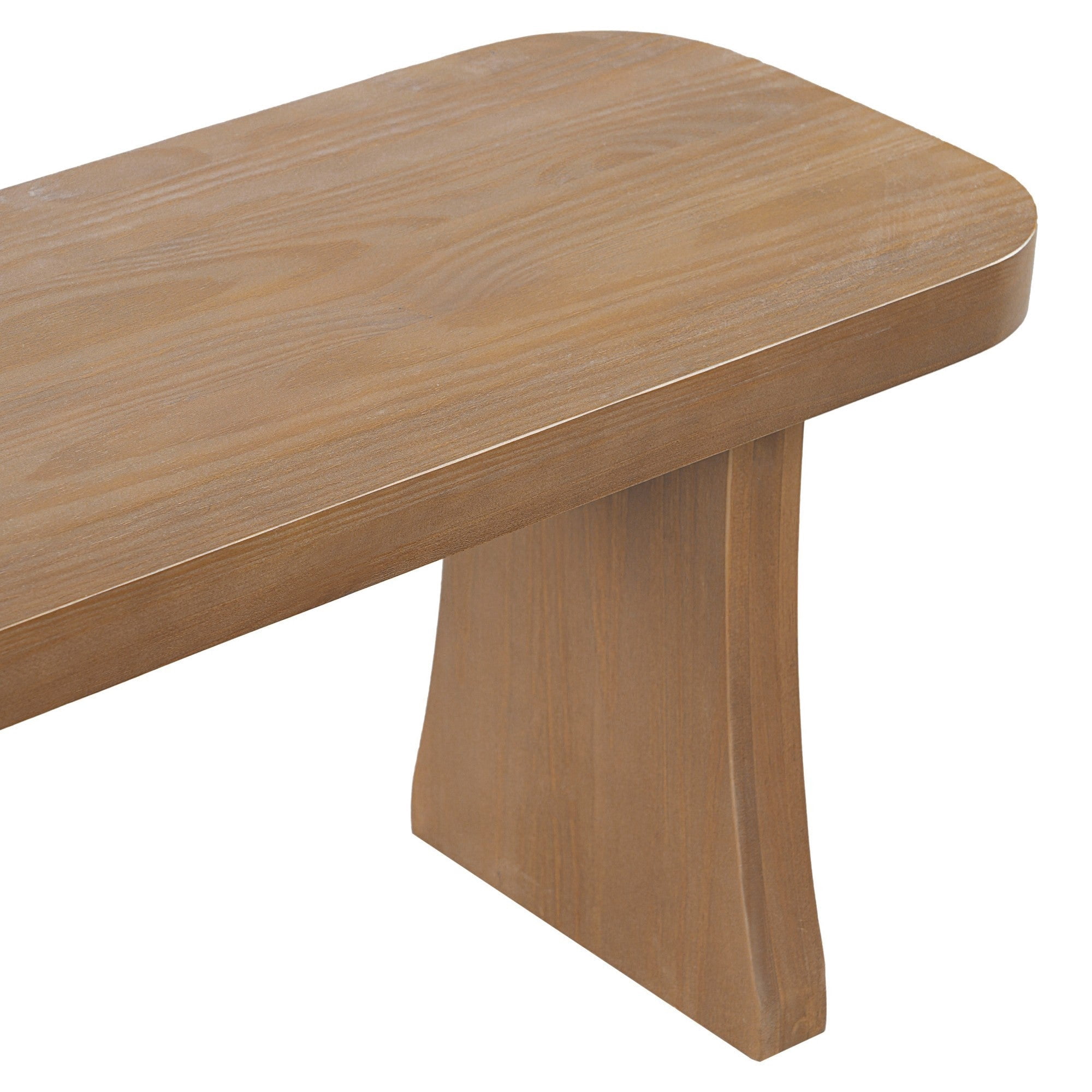 Sailvan 63" Solid Pine Wood Dining Bench Modern Farmhouse Kitchen Seating for 3 People,350lbs Capacity,Natural Wood-A