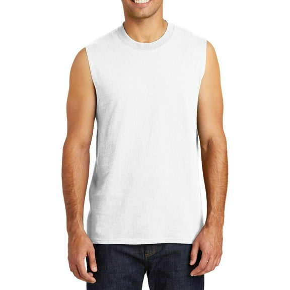 Just Blanks Long Sleeve Pocket T-Shirt – Soft, Durable Cotton Tee with Classic Pocket Design, White, 4XL