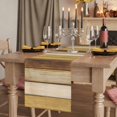 thumbnail image 2 of Table Runners 90 Inches Long Dress Scarves, Vintage Yellow Wood Farmhouse Coffee/Dining/Kitchen Table Runner for Living Room, Farmhouse Retro Wooden Plank 13x90 Inch, 2 of 9