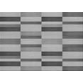 thumbnail image 1 of Ahgly Company Machine Washable Indoor Rectangle Transitional Gray Cloud Gray Area Rugs, 2' x 4', 1 of 7