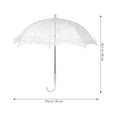 thumbnail image 2 of Miangastore Lace Umbrella Scene Props Lace Parasol Umbrella for Wedding Stage Performance Photography, 2 of 8