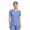 Ciel, variant on Women's V-Neck Scrub Top, Modern Fit Tuck-in Top with Stretchy Rib-Knit Shoulders and Chest Pocket - MC7448, Red, Medium