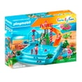 thumbnail image 2 of Set de Juego Playmobil Piscina con tobogán 4858, 2 of 4