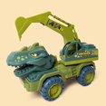 thumbnail image 3 of Dinosaur Car Toy Educational - Plastic Dinosaur Vehicle Toy Friction Powered Car, 3 of 8