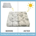 thumbnail image 6 of Boho Farmhouse Meditation Seat - Square Japanese-Style Floor Cushion with Wild Animal & Sunflower Artistic Pattern, Soft & Resilient for Yoga & Lounging, 6 of 7