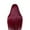 red, variant on Bilqis Wig Women's 99J Red Wine Red Straight Long Hair Large Wig Headcover 70cm