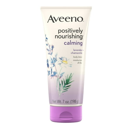 Aveeno Positively Nourishing Calming Lavender Body Lotion, 7 (Best Body Glow Lotion)