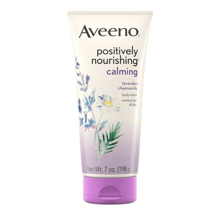 Aveeno Positively Nourishing Calming Lavender Body Lotion, 7 Oz