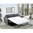 thumbnail image 4 of Uspridefurniture Borland 70'' Velvet Square Arm Sofa Bed,Gray, 4 of 5